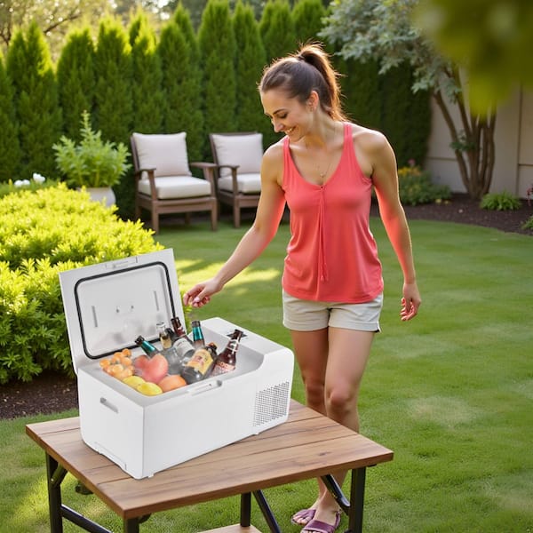 Equator 0.7 cu.ft. Portable Casters Rolling Fridge-Freezer Frost