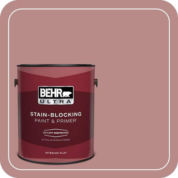 BEHR ULTRA 1 gal. #150F-4 Victorian Mauve Extra Durable Flat Interior Paint & Primer