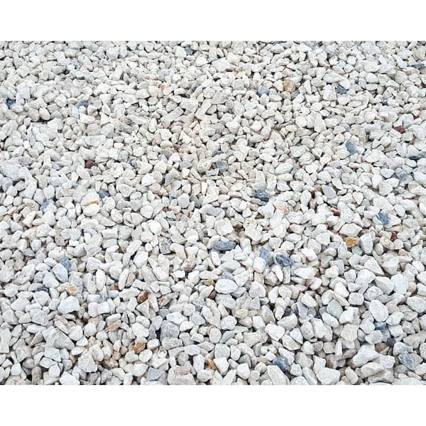 Classic Stone 10 cu. ft. Marble Chips White/Gray Blend Decorative Stone - (1 Bag/10 cu. ft./Pallet)