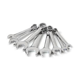 5/16-3/4 in. Stubby Combination Wrench Set with Pouch (8-Piece)
