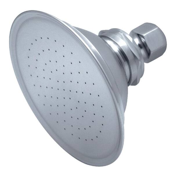 Kingston Brass 1-Spray 4.9 in. Single Wall Mount Fixed Rain Shower Head in Polished Chrome