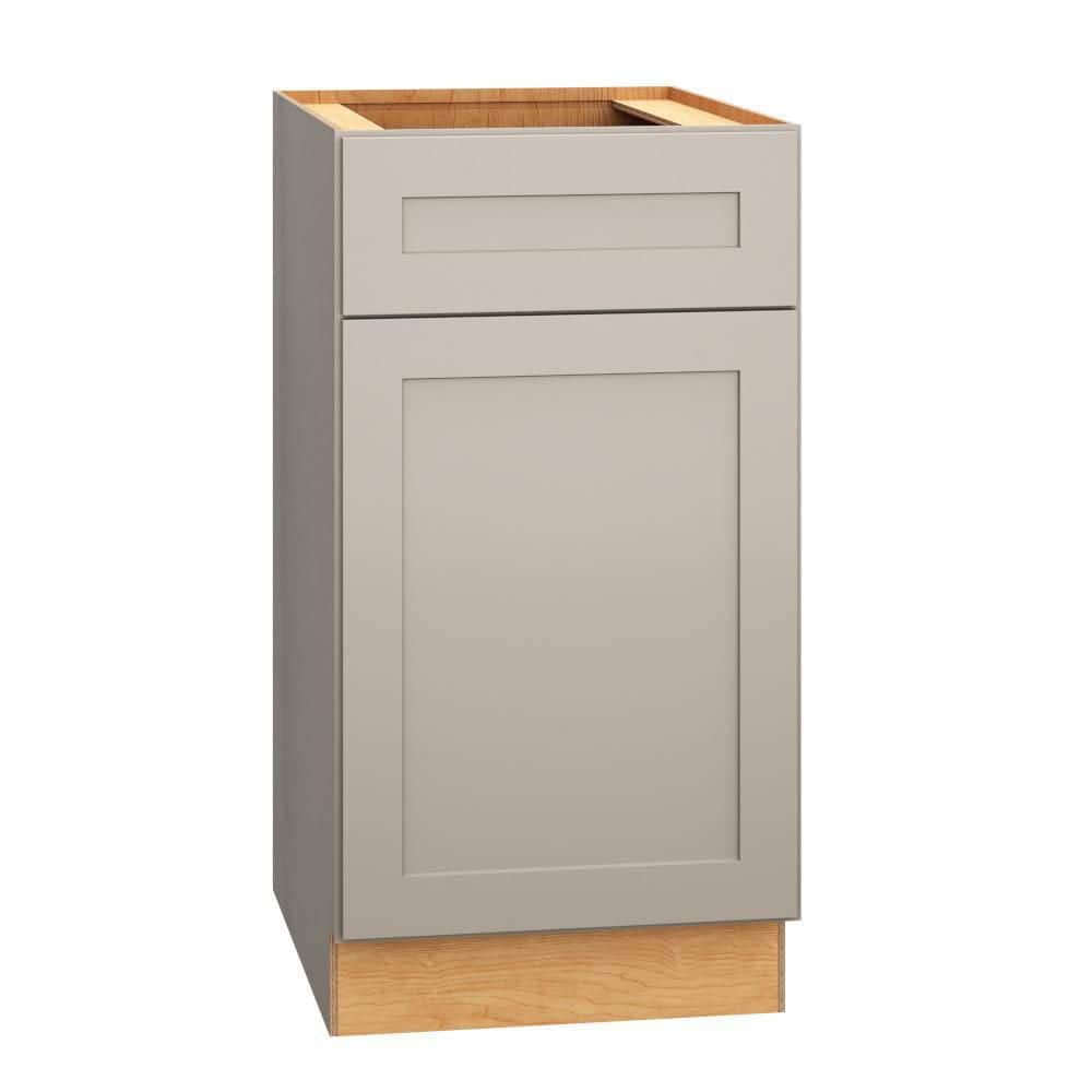 QuickShip Cottage 18 in. W x 24 in. D x 34.5 in. H Assembled Plywood Shaker Trash Can Cabinet in Sterling price history on PriceWatchPro