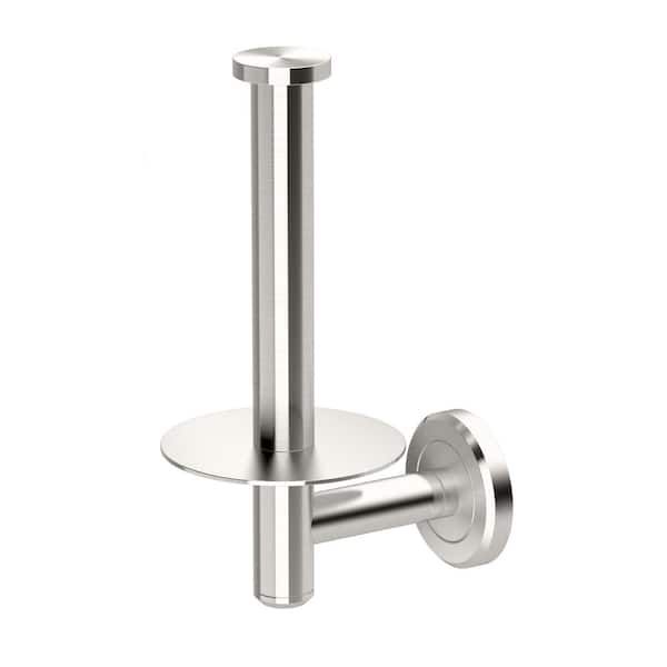 Gatco Latitude II Wall Mounted Storage Toilet Paper Holder in Satin Nickel