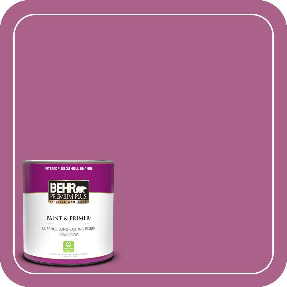 1 qt. #690B-6 Wild Mulberry Eggshell Enamel Low Odor Interior Paint & Primer price history on PriceWatchPro