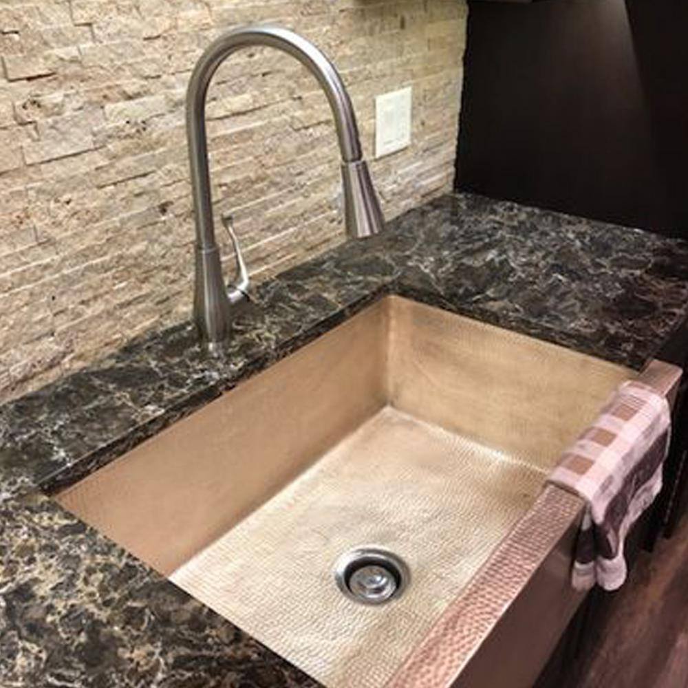 Brushed Nickel Pull-Down Kitchen Faucet with Spray
