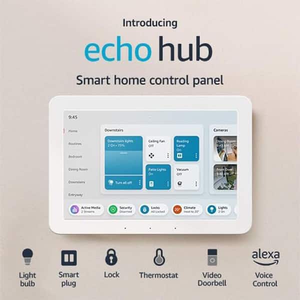 Amazon Echo Hub 8 in. Smart Home Control Panel with Alexa