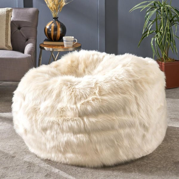 Noble House Bill Beige Bean Bag Cover Only 52 in. x 52 in. (No Filling  Included) 83070 - The Home Depot