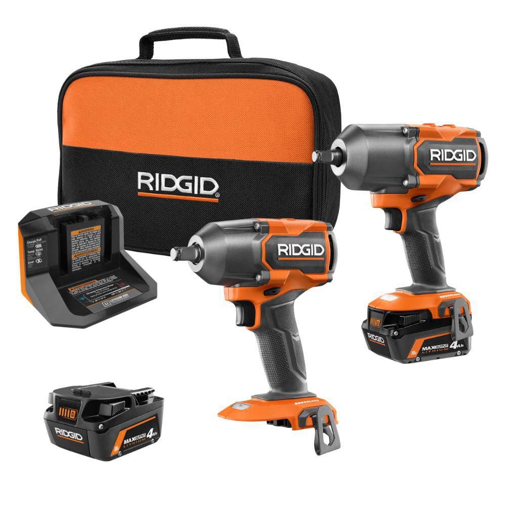 18V Brushless Cordless 4-Mode 1/2 in. High-Torque Impact Wrench Kit w/ (2) 4.0 Ah Batteries, Charger, & Impact Wrench price history on PriceWatchPro