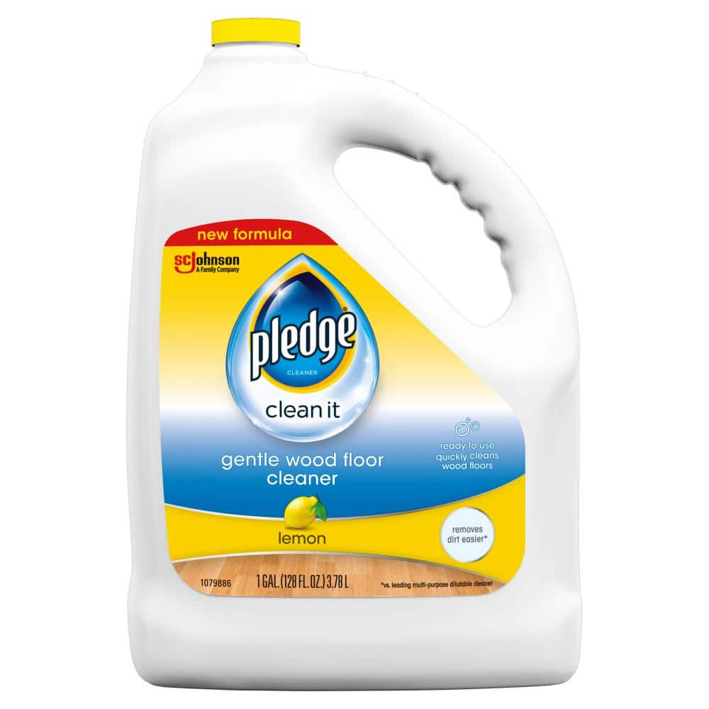 UPC 046500707346 product image for Pledge 128 oz Lemon Scent Gentle Wood Floor Cleaner | upcitemdb.com