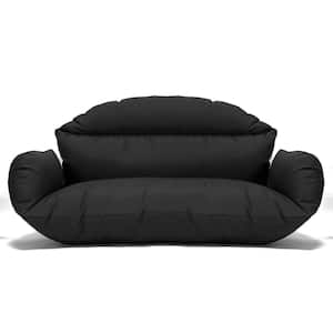 47 in. x 27 in. Outdoor Swing Cushion in Black