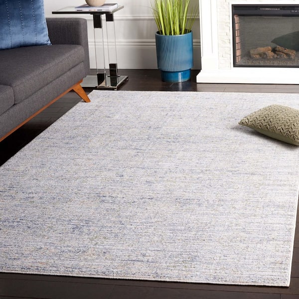 Hunter 8 ft. x 10 ft. Ivory/Dark Gray/Sage Abstract Marle Area Rug