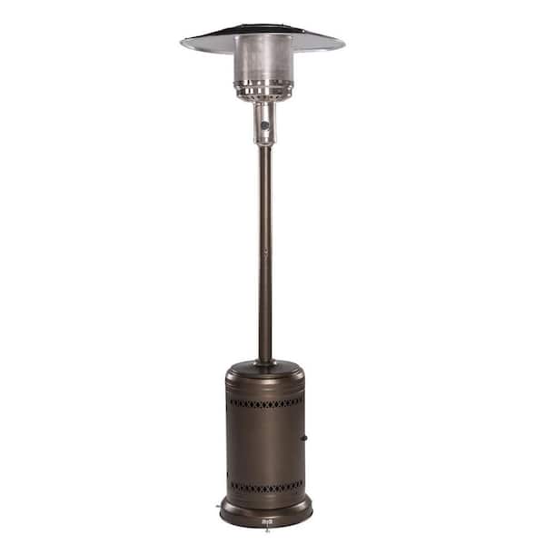 46000 BTU Propane Steel Freestanding Patio Heater Bronze