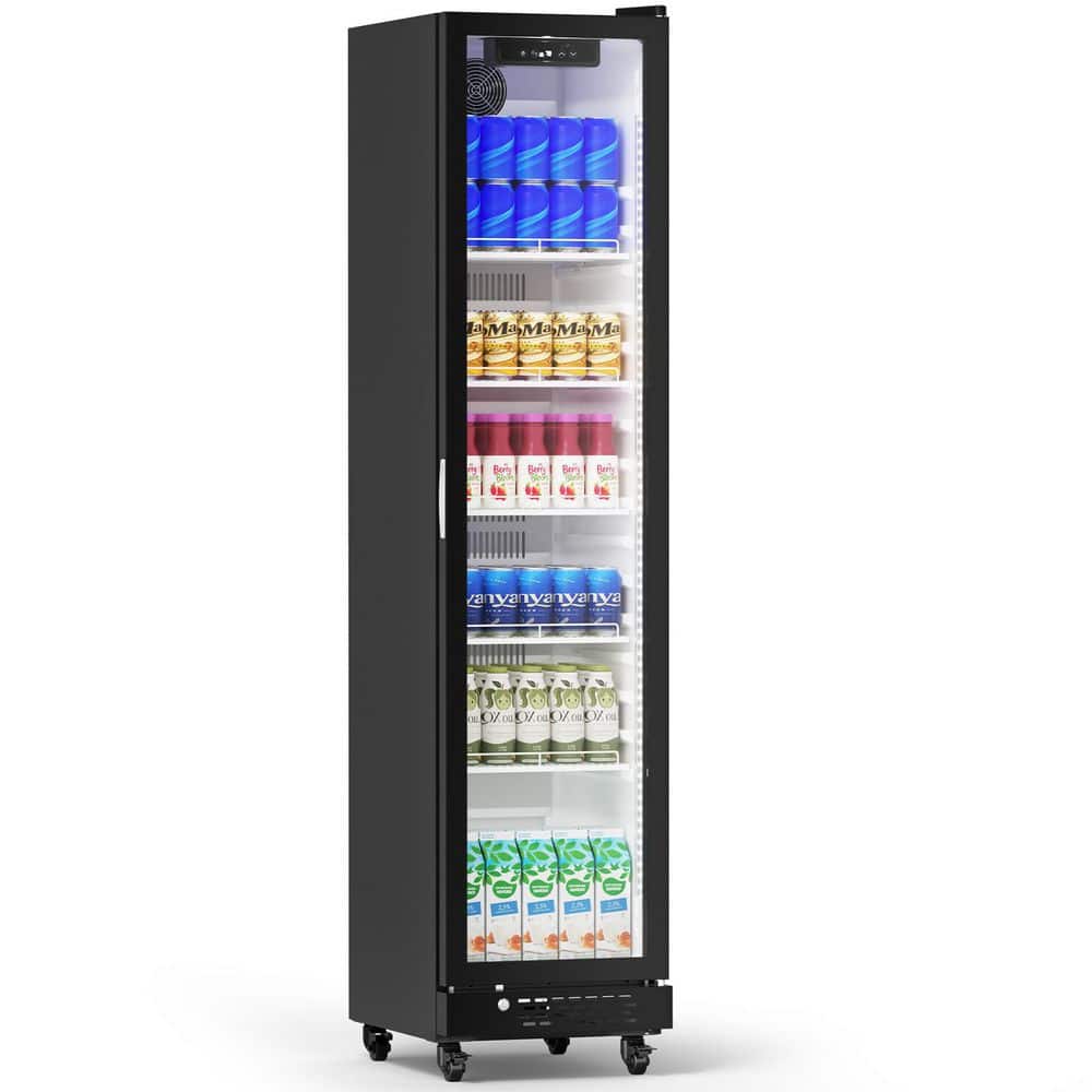 17 in. Single Zone 320-Cans Freestanding Beverage Cooler Indoor Beverage Refrigerator in Black price history on PriceWatchPro