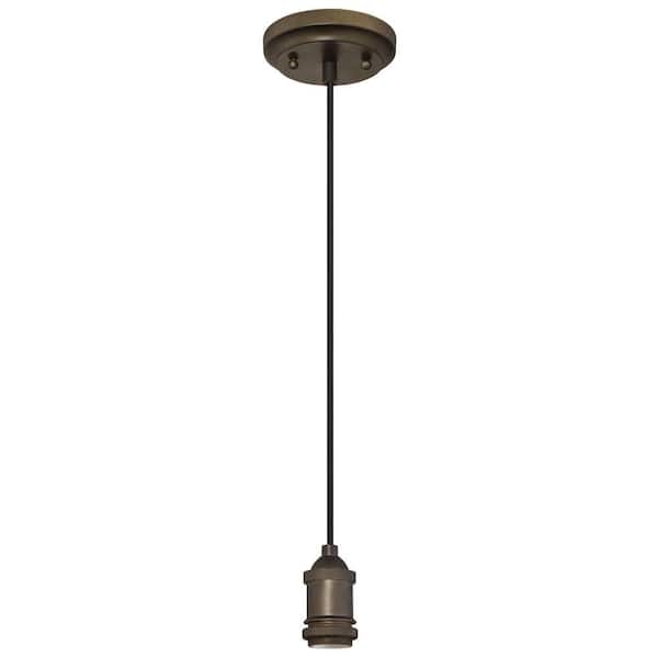 Westinghouse 1-Light Oil-Rubbed Bronze Adjustable Vintage Mini Pendant