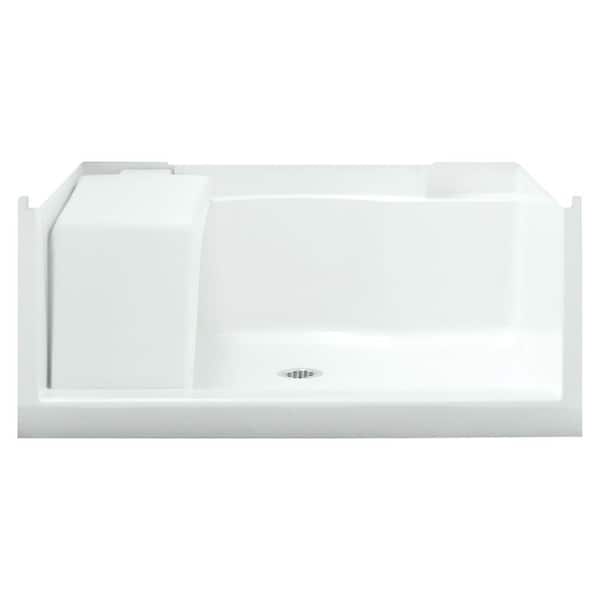 STERLING Accord Seated 48 in. x 36 in. Single Threshold Base in White