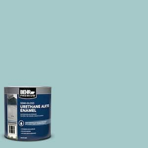 1 qt. #PPU13-10 Ocean Boulevard Semi-Gloss Enamel Urethane Alkyd Interior/Exterior Paint