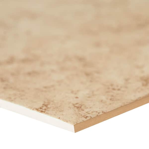 TrafficMaster Baja Beige 12 in. x 12 in. Matte Ceramic Floor and
