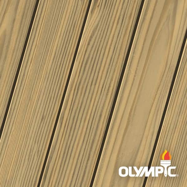 Olympic Elite 7.5 oz. Tan Semi-Transparent Advanced Exterior Stain and Sealant in One Low VOC