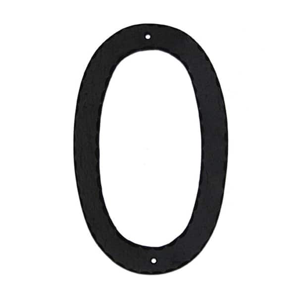 Montague Metal Products 12 in. Standard House Number 0