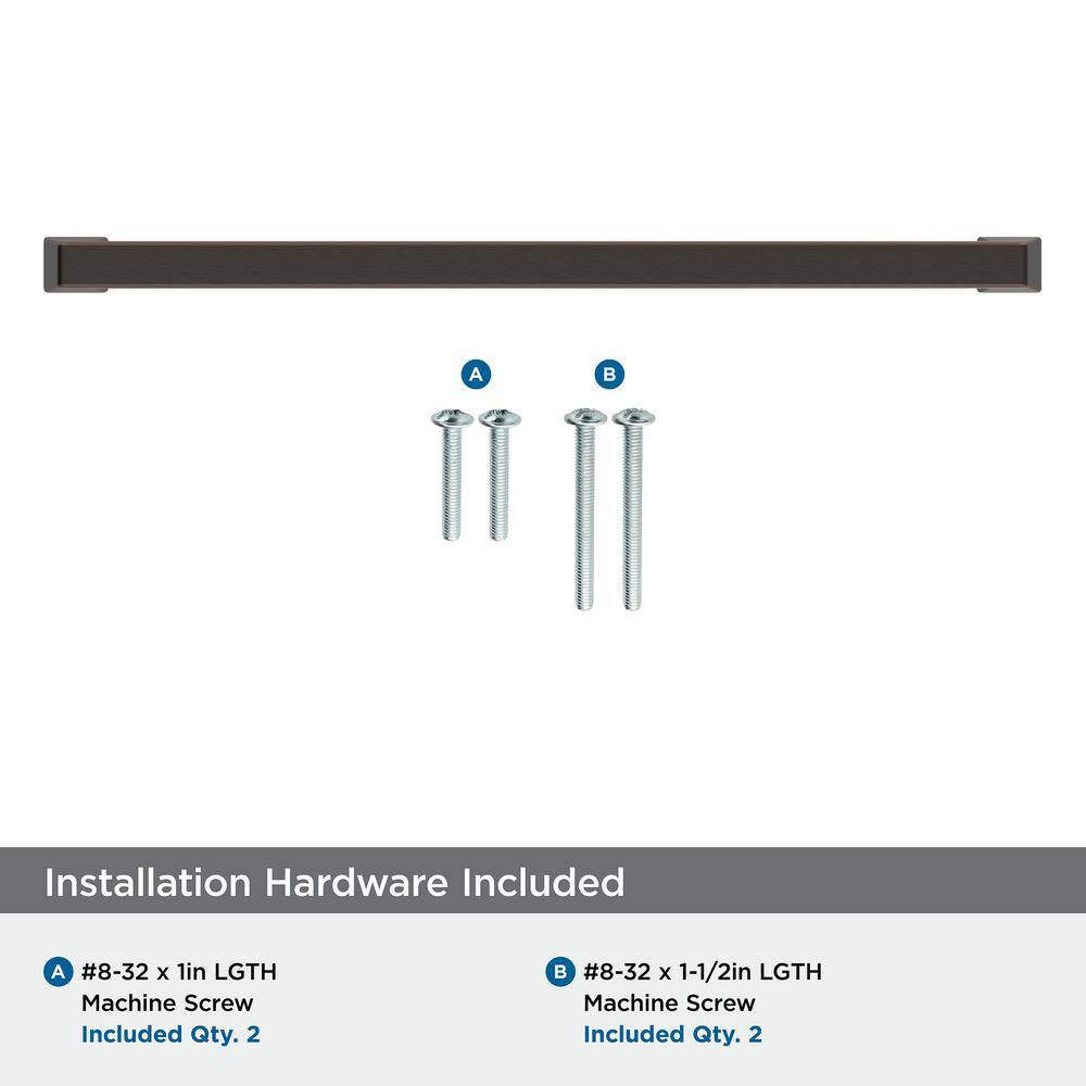 Modern Oil-Rubbed Bronze 10-1/16 Inch Cabinet Pull
