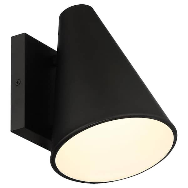 Access Lighting - 1-Light Black LED Outdoor Wall Lantern Sconce (1-Pack)