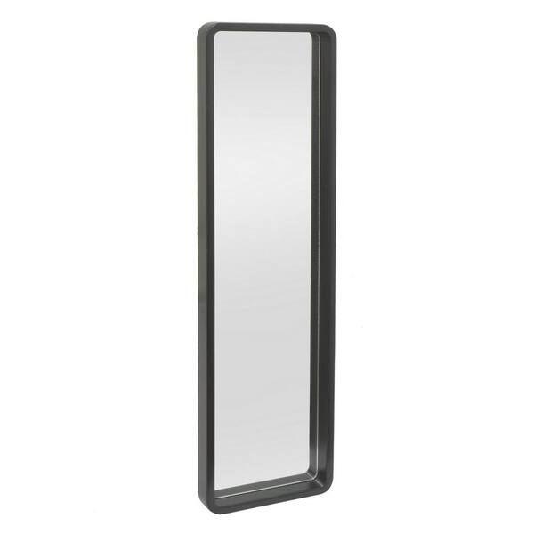 THREE HANDS Rectangle Wood Framed Decorative Wall Mirror