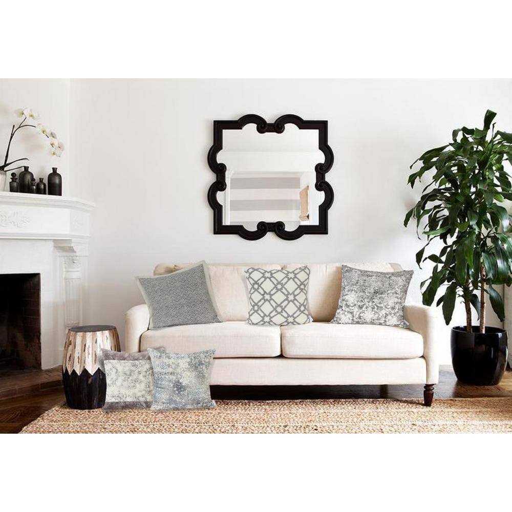 Hannah Multicolor Cotton Square Throw Pillow