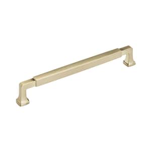 Stature 8-13/16 in. (224 mm) Golden Champagne Cabinet Drawer Pull