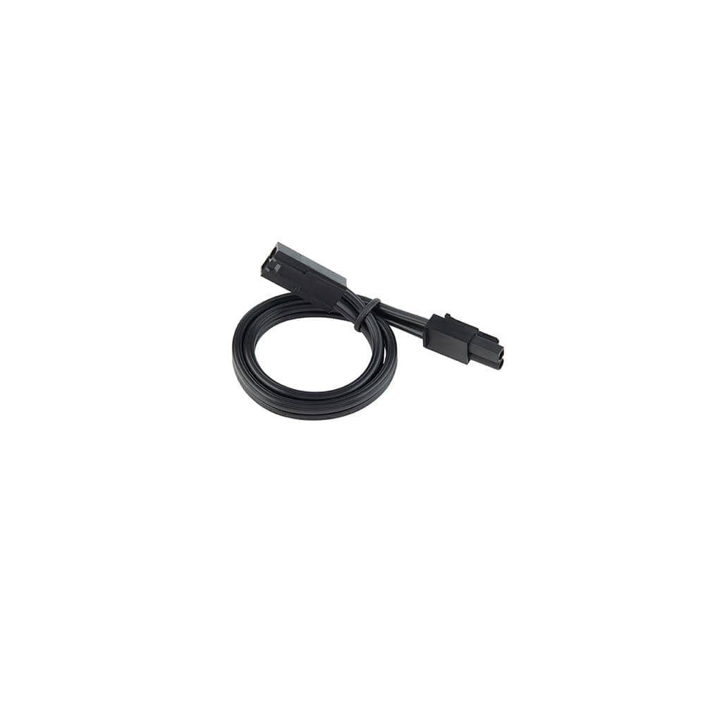 WAC LIMITED 12 in. Black Extension Joiner Cable for Line Voltage