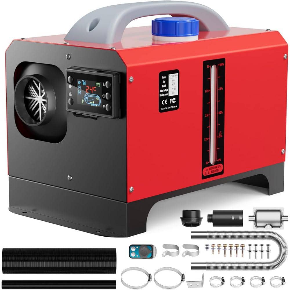 27,000 BTU Black Diesel Portable Space Heater with 5L/1. 3Gal Fuel Tank, Remote Control, and LCD Display, Fast Heating price history on PriceWatchPro