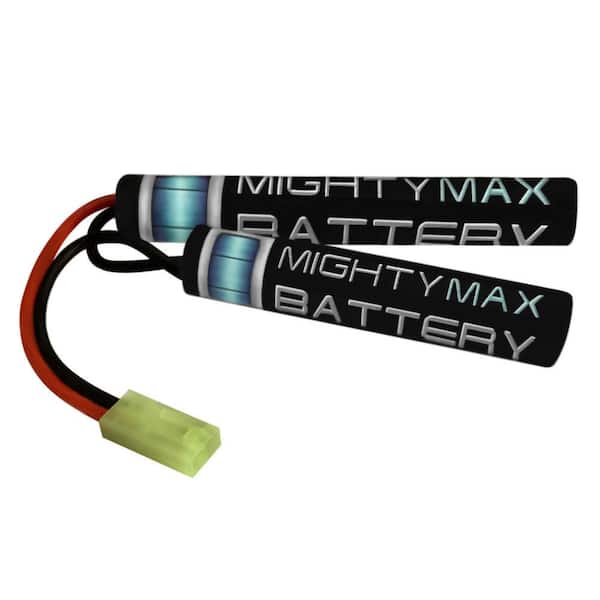 MIGHTY MAX BATTERY 8.4V 1600mAh Battery for Airsoft M16 M4 M4A1 RIS Raider  AEG Rifle Gun MAX3535861 - The Home Depot