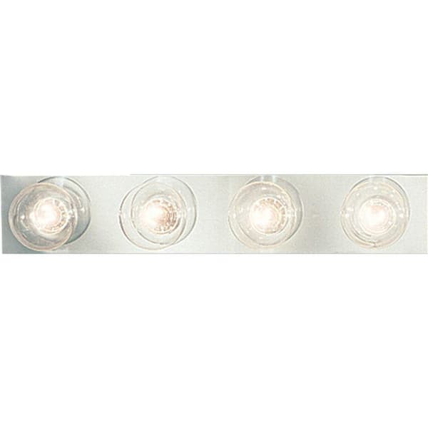 Progress Lighting Broadway Collection 4-Light Polished Chrome Traditional Bath Vanity Light