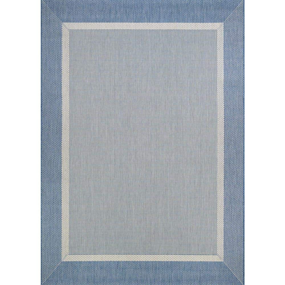Recife Champagne-Blue 5'10" x 9'2" Synthetic Transitional Area Rug