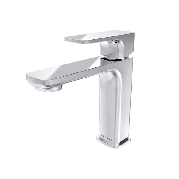 Lulani Corsica 1-Handle Single Hole Bathroom Faucet in Chrome