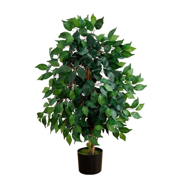 Indoor 3 ft. Artificial Ficus Silk Tree