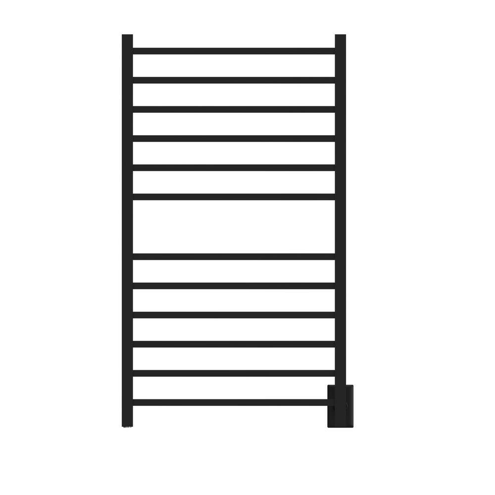 Matte Black Stainless Steel Wall Mounted Towel Warmer