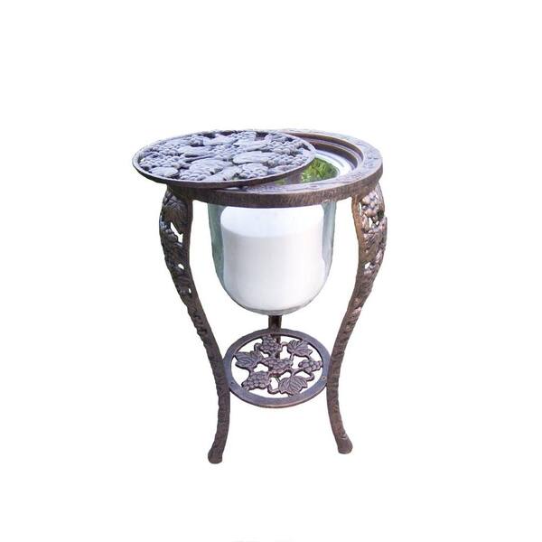 Oakland Living 27-1/2 in. Grape Candle Holder Table Stand