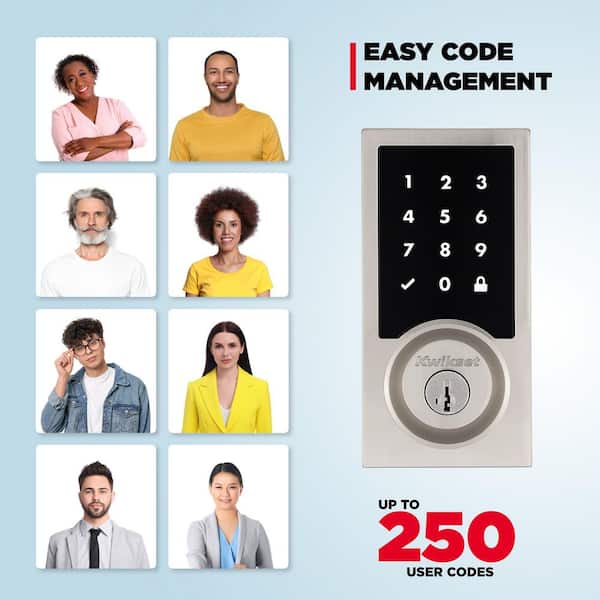 Kwikset HomeConnect 918 Satin Nickel Contemporary Z-Wave