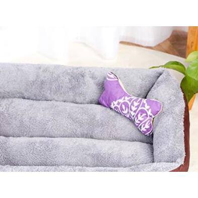 SUSSEXHOME Purple Waterproof Dog Pillow for Small Dogs - Tear-Resistant  Washable Dog Bed BCB-PP-S - The Home Depot