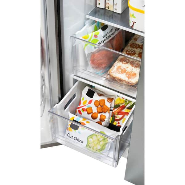 LG LRSWS2806S 28 Cu.Ft. Capacity Side-By-Side Refrigerator