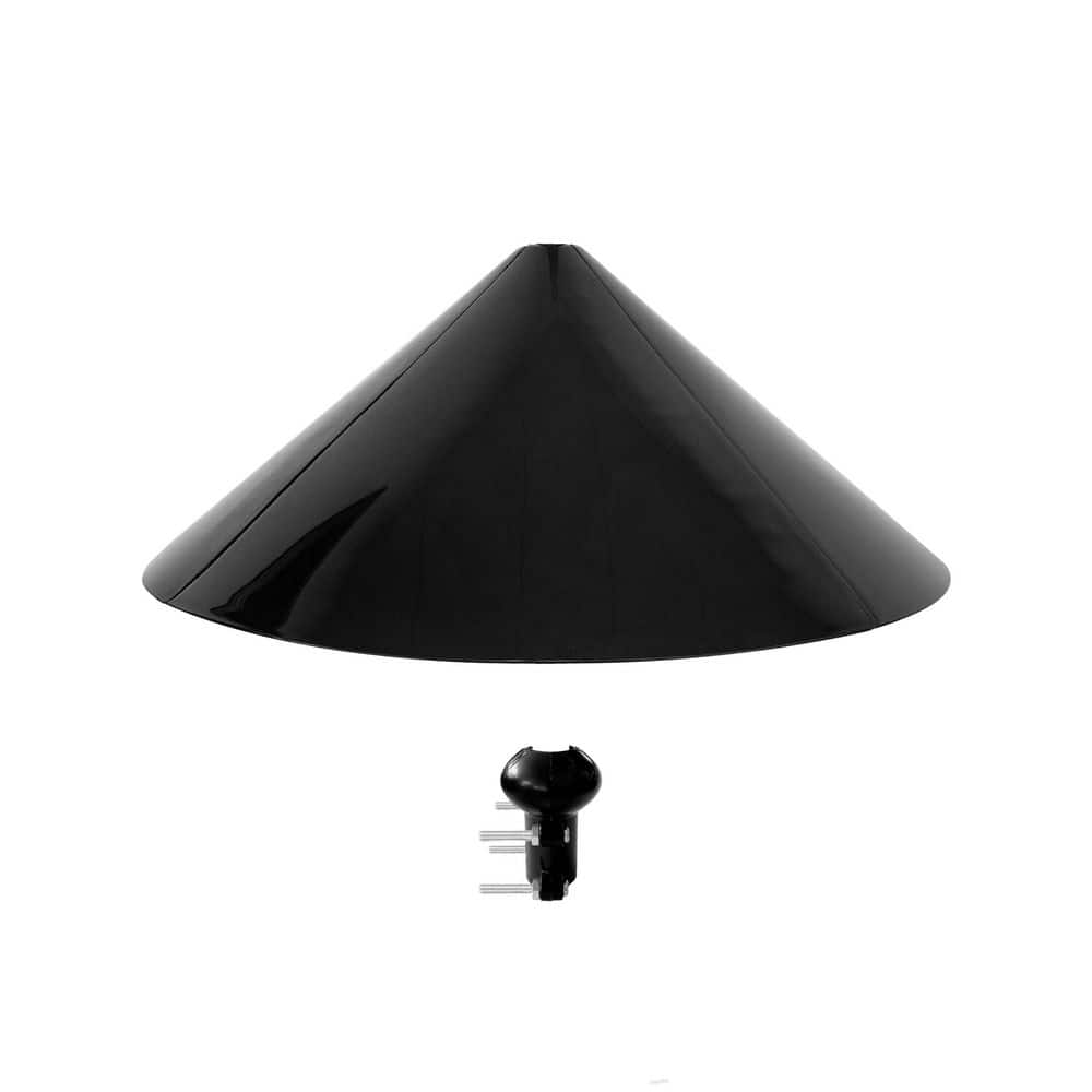 19 in. Oversized Squirrel Baffle Guard for Bird Feeder Pole, Durable PC Plastic, Outdoor Shepherd's Hook (1-Pack) price history on PriceWatchPro