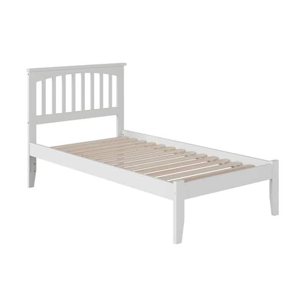 AFI Mission White Twin XL Platform Bed with Open Foot Board AR8711002 ...