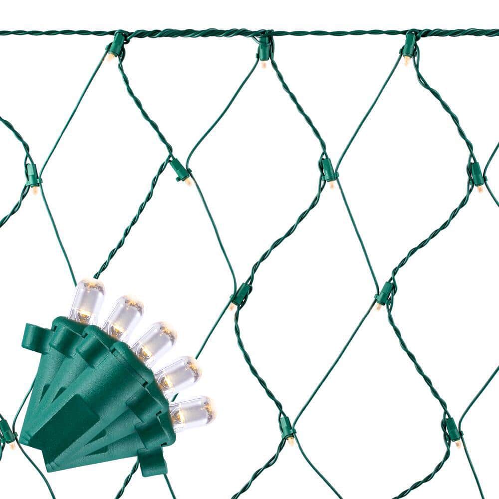Home Accents Holiday 2 ft. x 10 ft. 144Light Dome LED Warm White Net