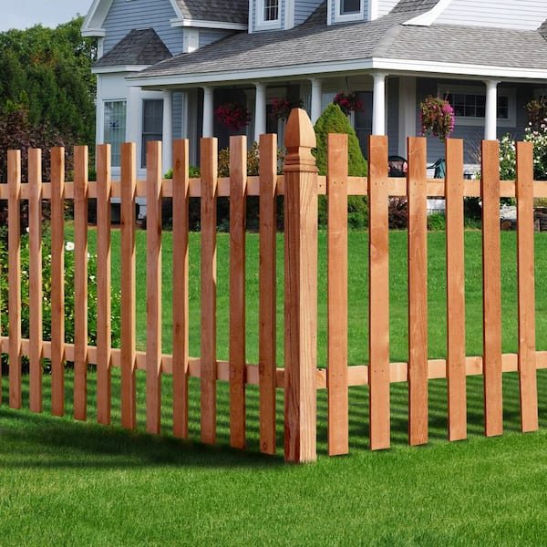2 in. x 4 in. x 6 ft. Western Red Cedar Fence Panel Backer Rail (4-Pack)