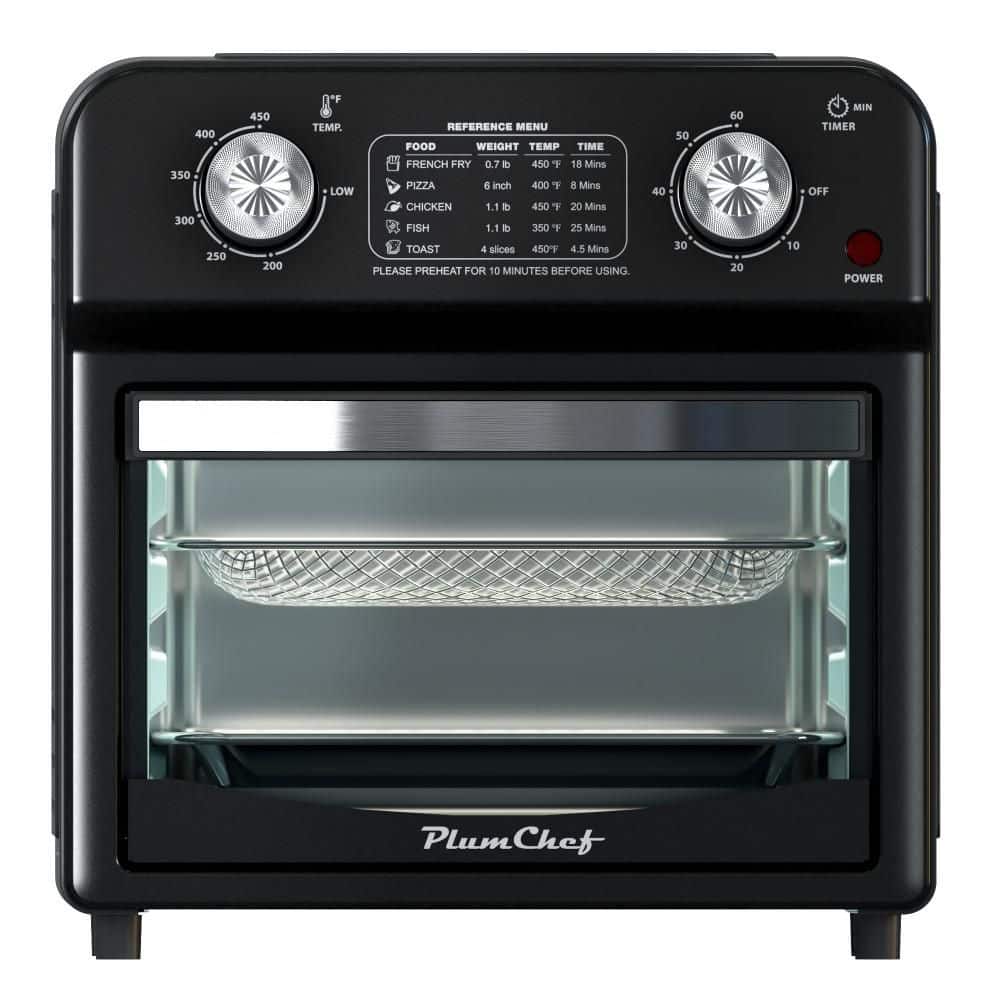 1650 W 6-Slice Black Stainless Steel Air Fryer Toaster Oven 26 qt. Steam Convection Countertop Oven 50-Cooking Presets price history on PriceWatchPro