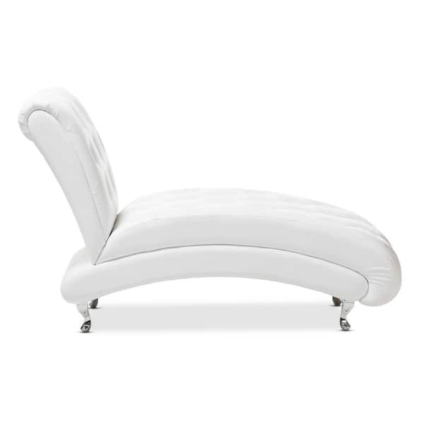 Have a question about Baxton Studio Pease Glam White Faux Leather