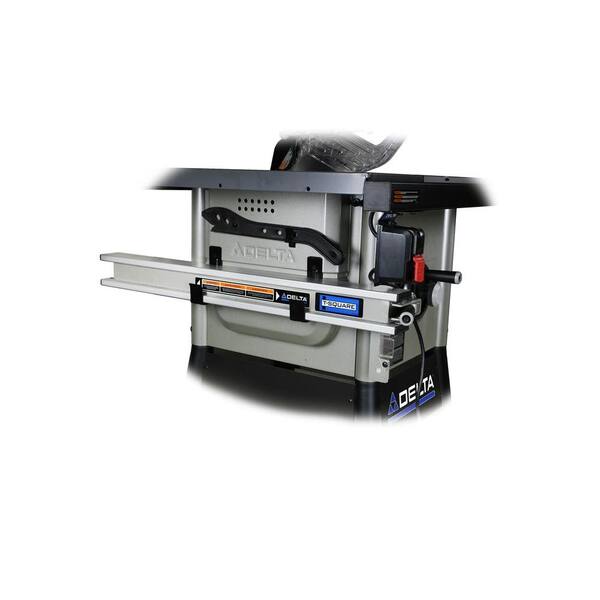 Delta - 15 Amp 10 in. Left Tilt 52 in. Contractor Table Saw with Cast Iron Wings