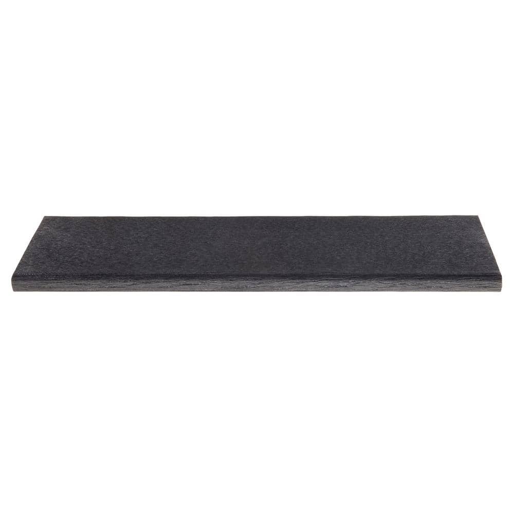 Charcoal Black HDPE Cape Cod Round 18" Side Table