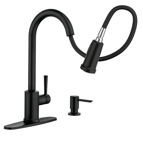 MOEN INDI offers Single-Handle Pull-Down Kitchen Faucet with Reflex and Power Clean