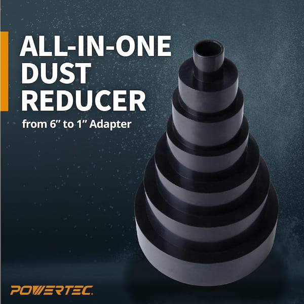 6 in. to 1 in. Reducer Adapter for Dust Collection Systems